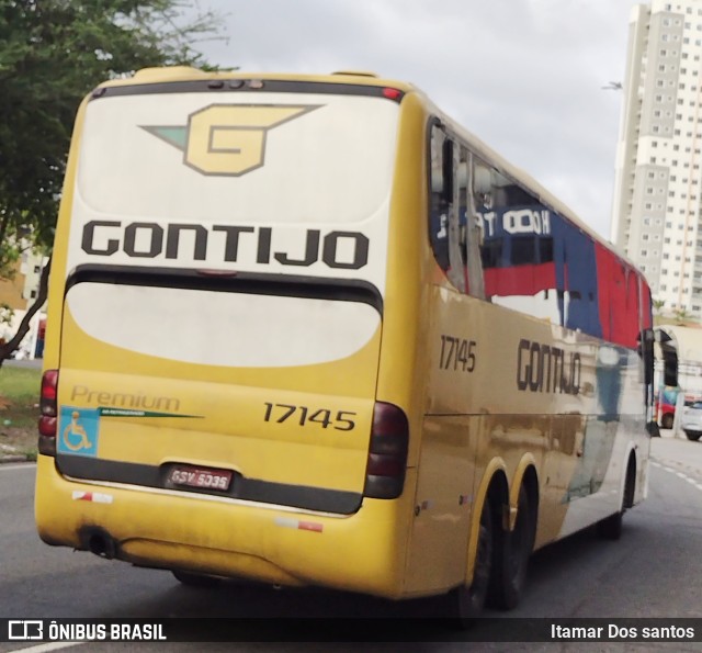 Empresa Gontijo de Transportes 17145 na cidade de Salvador, Bahia, Brasil, por Itamar dos Santos. Número da foto: #10666792.
