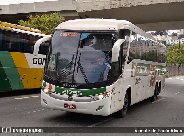 Empresa Gontijo de Transportes 21755 na cidade de Belo Horizonte, Minas Gerais, Brasil, por Vicente de Paulo Alves. ID da foto: 10667777.