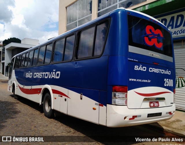 Viação São Cristóvão 2500 na cidade de Candeias, Minas Gerais, Brasil, por Vicente de Paulo Alves. ID da foto: 10665583.