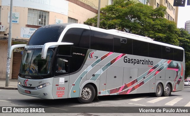 Gasparzinho Turismo 1210 na cidade de Belo Horizonte, Minas Gerais, Brasil, por Vicente de Paulo Alves. ID da foto: 10667816.