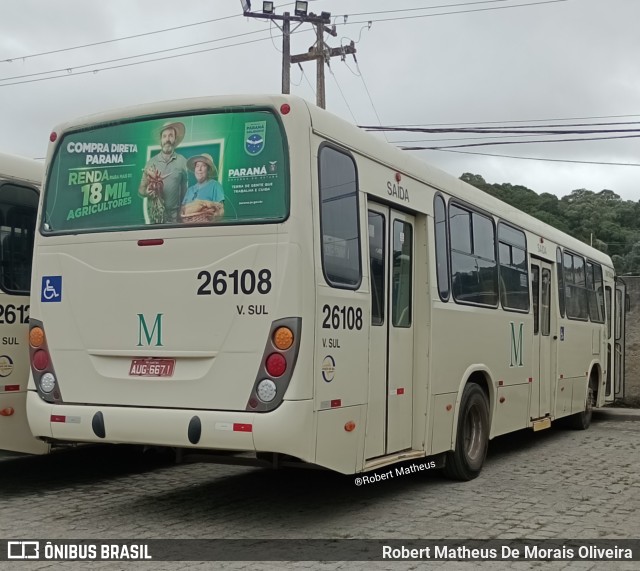 Viação do Sul 26108 na cidade de Curitiba, Paraná, Brasil, por Robert Matheus De Morais Oliveira. Número da foto: #10668114.