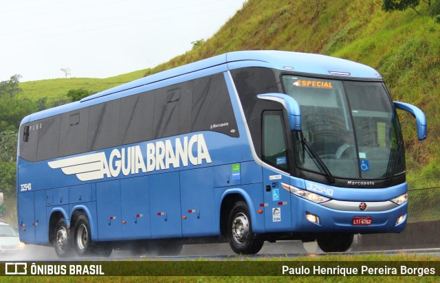 Viação Águia Branca 32540 na cidade de Piraí, Rio de Janeiro, Brasil, por Paulo Henrique Pereira Borges. Número da foto: #10667968.