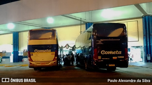 Viação Cometa 721532 na cidade de Sorocaba, São Paulo, Brasil, por Paulo Alexandre da Silva. ID da foto: 10667192.