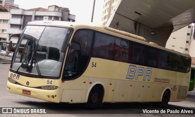 BPA Transportes 54 na cidade de Belo Horizonte, Minas Gerais, Brasil, por Vicente de Paulo Alves. Número da foto: #10667768.