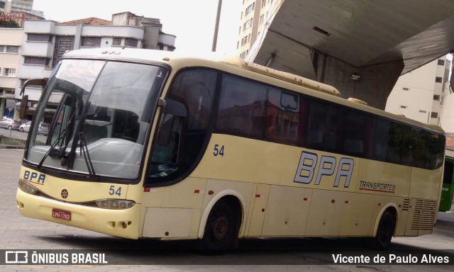 BPA Transportes 54 na cidade de Belo Horizonte, Minas Gerais, Brasil, por Vicente de Paulo Alves. ID da foto: 10667768.