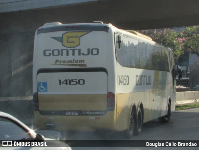 Empresa Gontijo de Transportes 14150 na cidade de Belo Horizonte, Minas Gerais, Brasil, por Douglas Célio Brandao. ID da foto: 10668035.