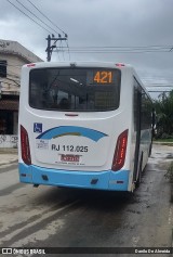 Auto Viação Vera Cruz - Belford Roxo RJ 112.025 na cidade de Nova Iguaçu, Rio de Janeiro, Brasil, por Danilo De Almeida. ID da foto: :id.