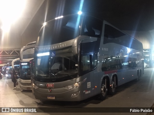 Auto Viação 1001 RJ 108.303 na cidade de Rio de Janeiro, Rio de Janeiro, Brasil, por Fábio Paixão. Número da foto: #10671657.