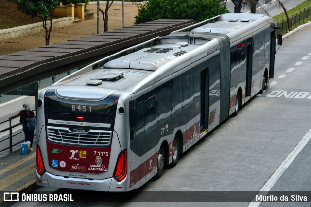 Viação Campo Belo 7 1175 na cidade de São Paulo, São Paulo, Brasil, por Murilo da Silva. ID da foto: 10669783.