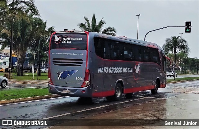 Expresso Mato Grosso do Sul 3096 na cidade de Campo Grande, Mato Grosso do Sul, Brasil, por Genival Júnior. Número da foto: #10669659.