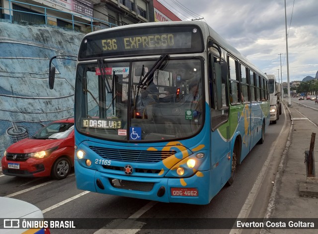 Santa Zita Transportes Coletivos 21165 na cidade de Cariacica, Espírito Santo, Brasil, por Everton Costa Goltara. Número da foto: #10669552.