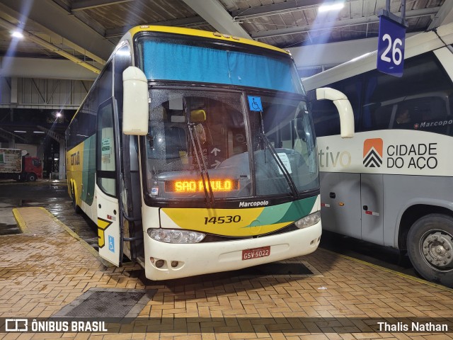 Empresa Gontijo de Transportes 14530 na cidade de Resende, Rio de Janeiro, Brasil, por Thalis Nathan. ID da foto: 10670284.