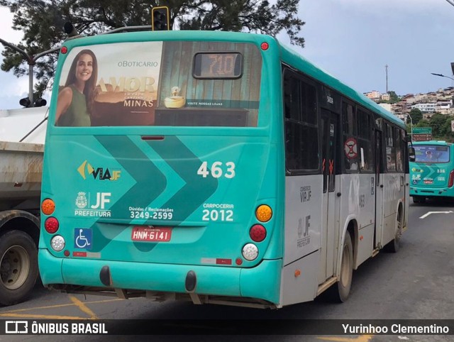 VSFL - Viação São Francisco 463 na cidade de Juiz de Fora, Minas Gerais, Brasil, por Yurinhoo Clementino. ID da foto: 10672439.