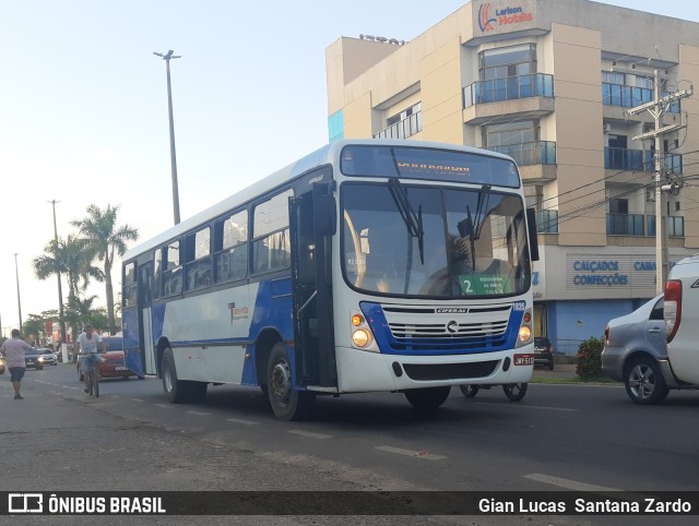 Transvida Transporte Coletivo 1835 na cidade de Ji-Paraná, Rondônia, Brasil, por Gian Lucas  Santana Zardo. Número da foto: #10669671.
