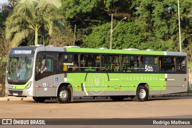 Viação Garcia 81145 na cidade de Maringá, Paraná, Brasil, por Rodrigo Matheus. ID da foto: 10671245.