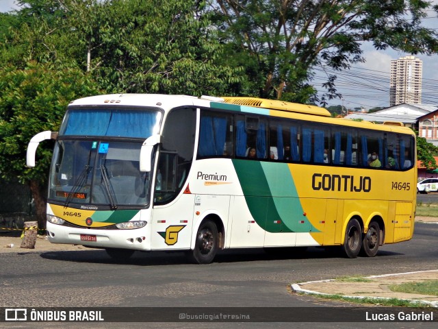 Empresa Gontijo de Transportes 14645 na cidade de Teresina, Piauí, Brasil, por Lucas Gabriel. ID da foto: 10671778.