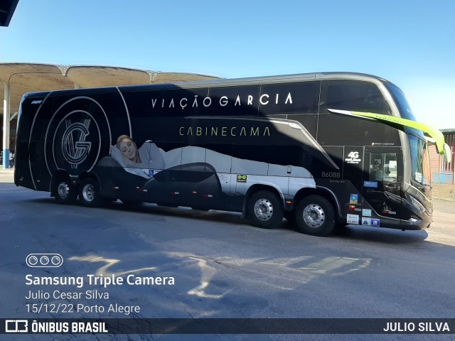 Viação Garcia 86088 na cidade de Porto Alegre, Rio Grande do Sul, Brasil, por JULIO SILVA. Número da foto: #10671771.