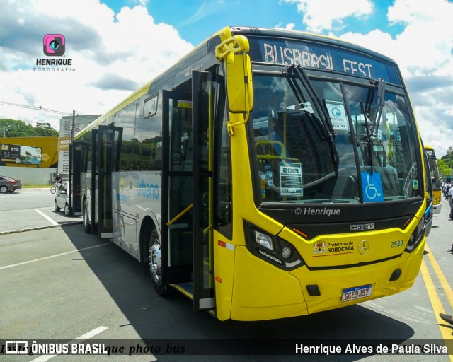 City Transporte Urbano Intermodal Sorocaba 2588 na cidade de Barueri, São Paulo, Brasil, por Henrique Alves de Paula Silva. ID da foto: 10672060.