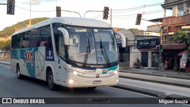 Auto Viação 1001 RJ 108.220 na cidade de Rio de Janeiro, Rio de Janeiro, Brasil, por Miguel Souza. ID da foto: 10672012.