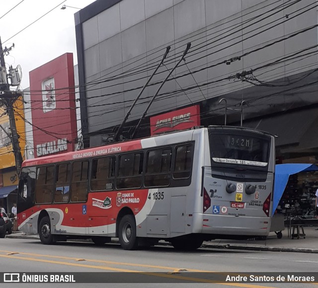 Himalaia Transportes > Ambiental Transportes Urbanos 4 1835 na cidade de São Paulo, São Paulo, Brasil, por Andre Santos de Moraes. Número da foto: #10669370.