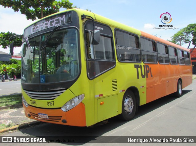 TUPi Transportes Urbanos Piracicaba 8167 na cidade de Piracicaba, São Paulo, Brasil, por Henrique Alves de Paula Silva. ID da foto: 10671751.