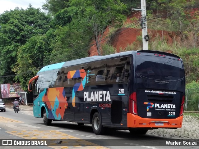 Planeta Transportes Rodoviários 2211 na cidade de Cachoeiro de Itapemirim, Espírito Santo, Brasil, por Warlen Souza. Número da foto: #10669729.