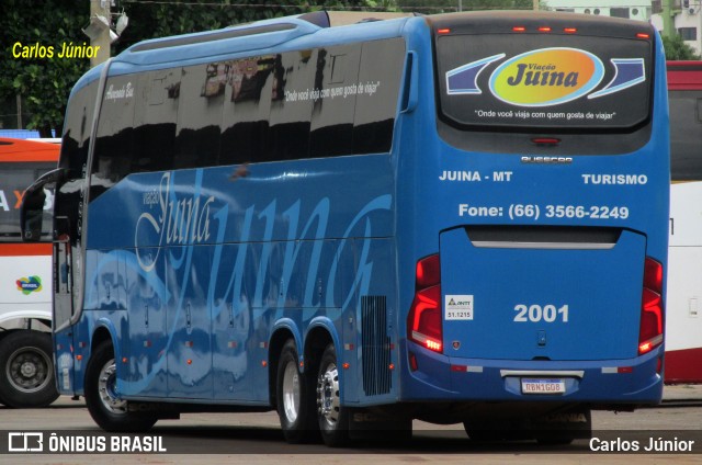 Viação Juína 2001 na cidade de Goiânia, Goiás, Brasil, por Carlos Júnior. Número da foto: #10672066.