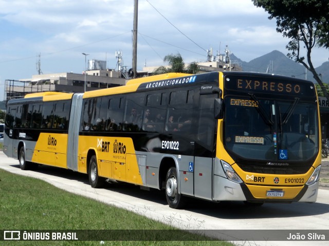 Mobi Rio E901022 na cidade de Rio de Janeiro, Rio de Janeiro, Brasil, por João Silva. ID da foto: 10672496.