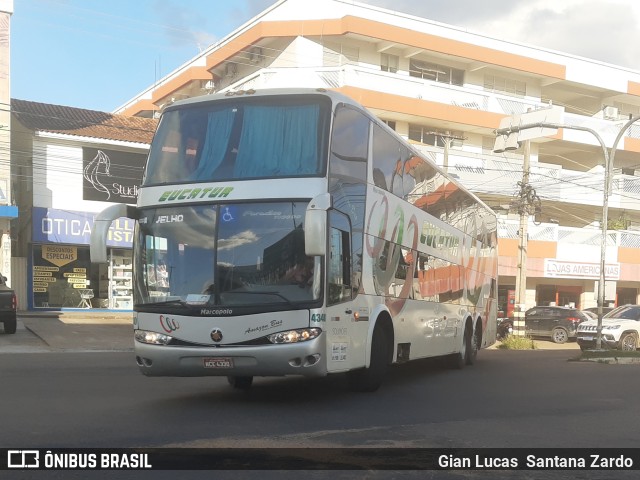 Eucatur - Empresa União Cascavel de Transportes e Turismo 4340 na cidade de Ji-Paraná, Rondônia, Brasil, por Gian Lucas  Santana Zardo. Número da foto: #10669776.