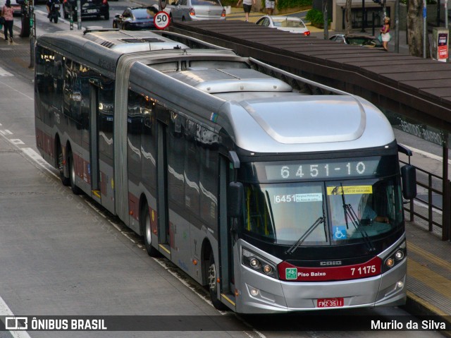 Viação Campo Belo 7 1175 na cidade de São Paulo, São Paulo, Brasil, por Murilo da Silva. Número da foto: #10669781.