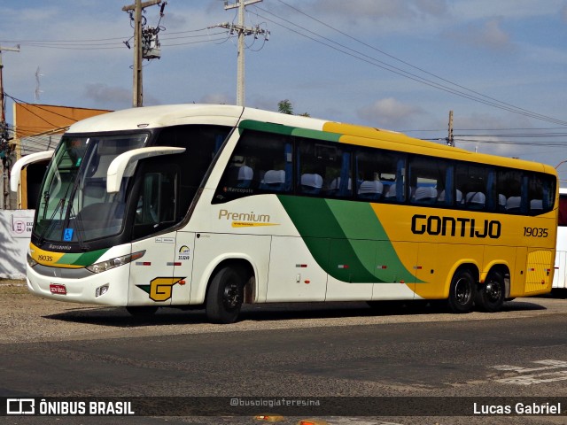 Empresa Gontijo de Transportes 19035 na cidade de Teresina, Piauí, Brasil, por Lucas Gabriel. ID da foto: 10671768.