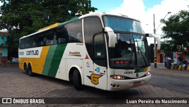 Empresa Gontijo de Transportes 17020 na cidade de Pirapora, Minas Gerais, Brasil, por Luan Pereira do Nascimento. ID da foto: 10670480.