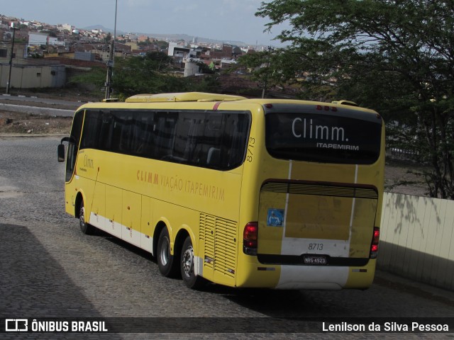 Viação Itapemirim 8713 na cidade de Caruaru, Pernambuco, Brasil, por Lenilson da Silva Pessoa. Número da foto: #10670490.