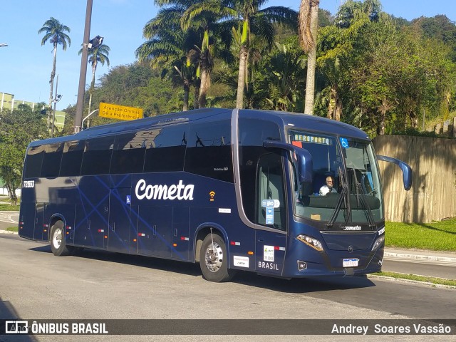 Viação Cometa 721555 na cidade de Santos, São Paulo, Brasil, por Andrey  Soares Vassão. ID da foto: 10670330.