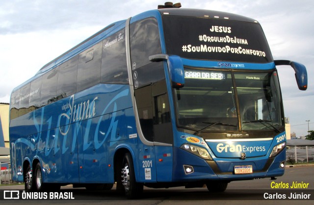 Viação Juína 2001 na cidade de Goiânia, Goiás, Brasil, por Carlos Júnior. Número da foto: #10672072.