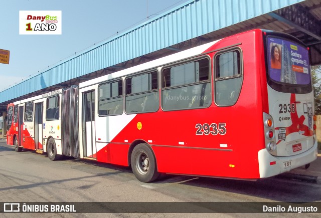 Itajaí Transportes Coletivos 2935 na cidade de Campinas, São Paulo, Brasil, por Danilo Augusto. Número da foto: #10669247.