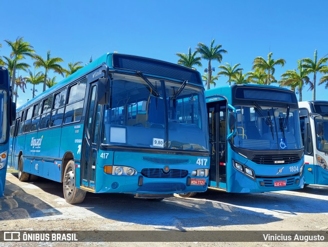 Biguaçu Transportes Coletivos Administração e Participação 417 na cidade de Florianópolis, Santa Catarina, Brasil, por Vinicius Augusto. Número da foto: #10669371.