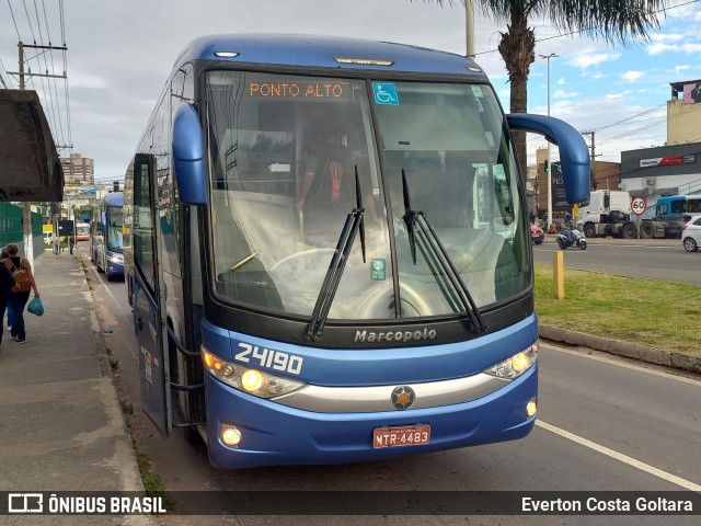 Viação Águia Branca 24190 na cidade de Cariacica, Espírito Santo, Brasil, por Everton Costa Goltara. Número da foto: #10672164.