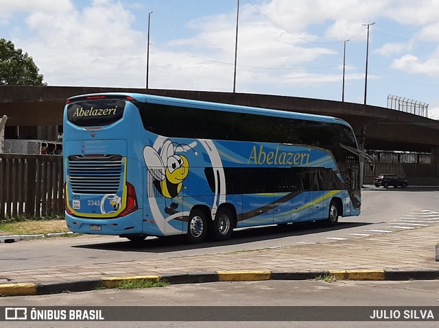 Abelazeri Turismo 2343 na cidade de Porto Alegre, Rio Grande do Sul, Brasil, por JULIO SILVA. Número da foto: #10672279.