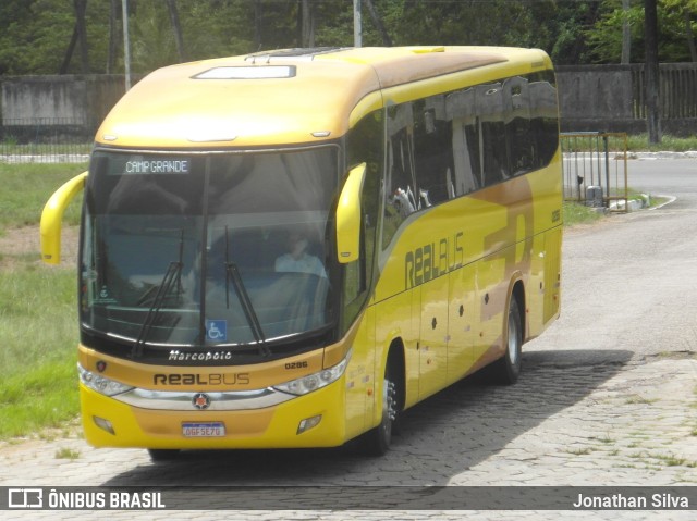 Expresso Real Bus 0286 na cidade de João Pessoa, Paraíba, Brasil, por Jonathan Silva. Número da foto: #10673585.