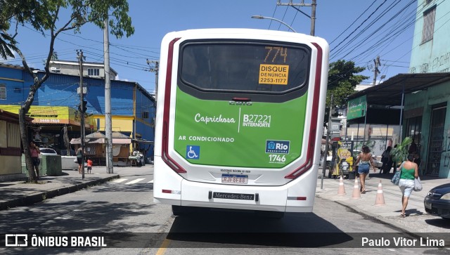 Caprichosa Auto Ônibus B27221 na cidade de Rio de Janeiro, Rio de Janeiro, Brasil, por Paulo Vitor Lima. Número da foto: #10672551.