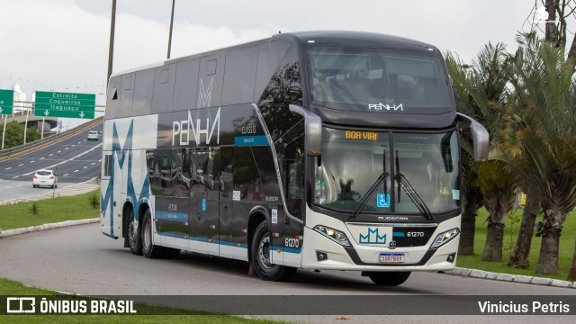 Empresa de Ônibus Nossa Senhora da Penha 61270 na cidade de Florianópolis, Santa Catarina, Brasil, por Vinicius Petris. ID da foto: 10673072.