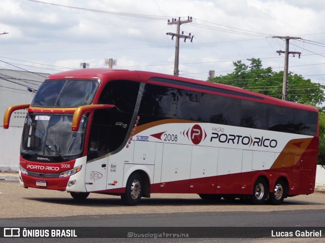 Auto Viação Porto Rico 2008 na cidade de Teresina, Piauí, Brasil, por Lucas Gabriel. Número da foto: #10673484.