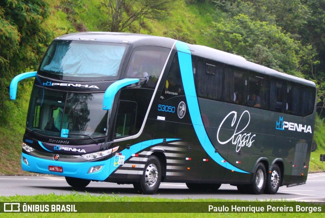 Empresa de Ônibus Nossa Senhora da Penha 53050 na cidade de Piraí, Rio de Janeiro, Brasil, por Paulo Henrique Pereira Borges. ID da foto: 10674747.