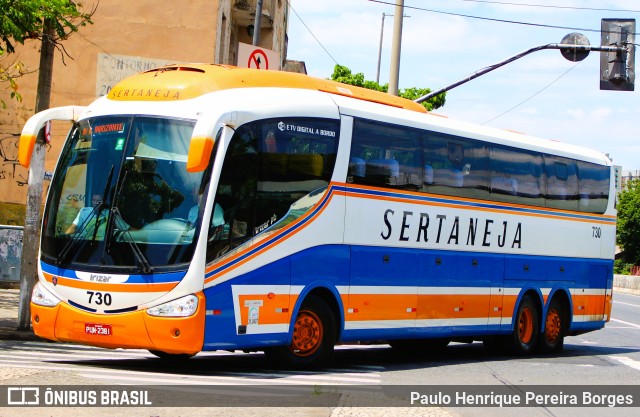 Viação Sertaneja 730 na cidade de Belo Horizonte, Minas Gerais, Brasil, por Paulo Henrique Pereira Borges. ID da foto: 10674877.