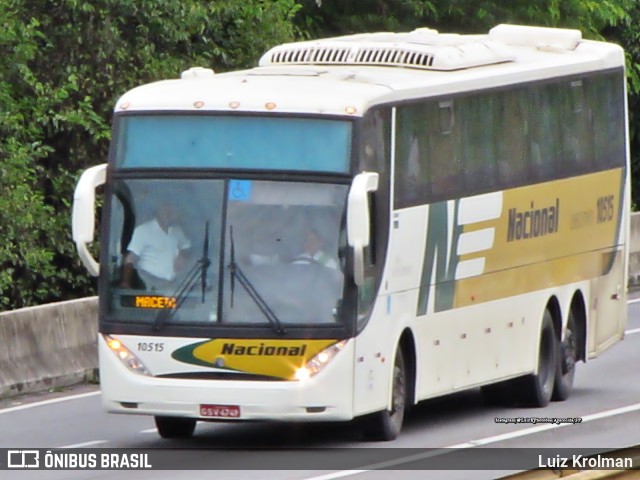 Viação Nacional 10515 na cidade de Aparecida, São Paulo, Brasil, por Luiz Krolman. Número da foto: #10674991.