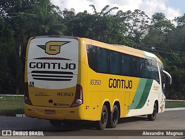 Empresa Gontijo de Transportes 18350 na cidade de Recife, Pernambuco, Brasil, por Alexandre  Magnus. ID da foto: 10673637.