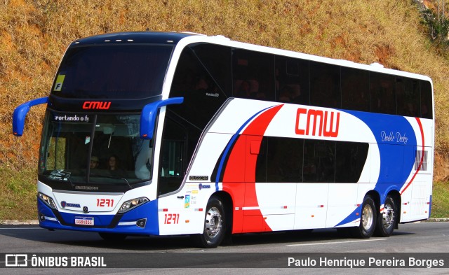 CMW Transportes 1271 na cidade de Piraí, Rio de Janeiro, Brasil, por Paulo Henrique Pereira Borges. Número da foto: #10674776.