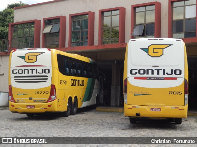 Empresa Gontijo de Transportes 11815 na cidade de Governador Valadares, Minas Gerais, Brasil, por Christian  Fortunato. ID da foto: 10674527.