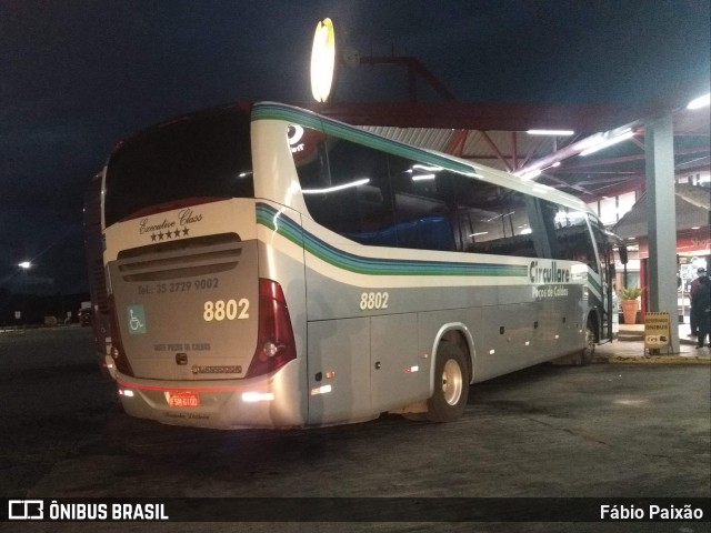 Auto Omnibus Circullare 8802 na cidade de Perdões, Minas Gerais, Brasil, por Fábio Paixão. ID da foto: 10673027.